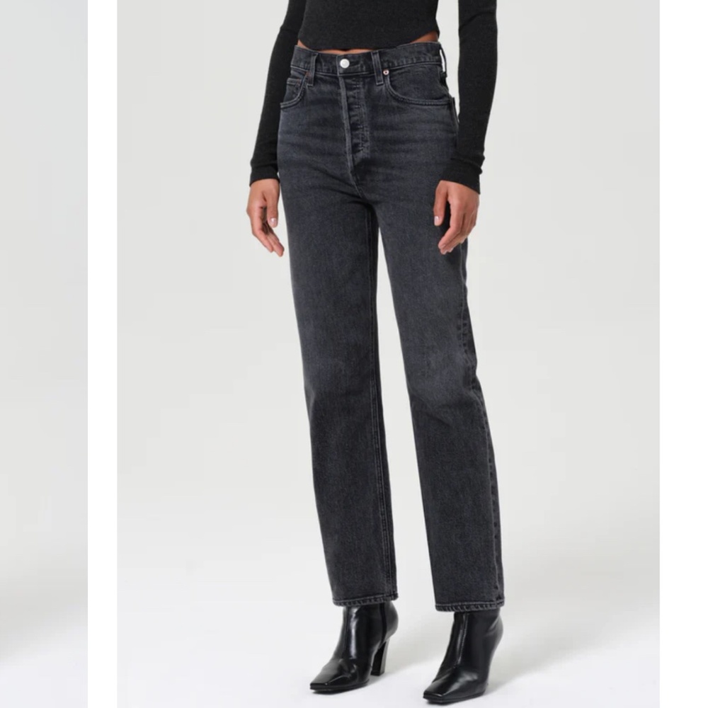 AGOLDE 90’s Pinch Waist High Rise Straight Jeans – Hitch – Size 25